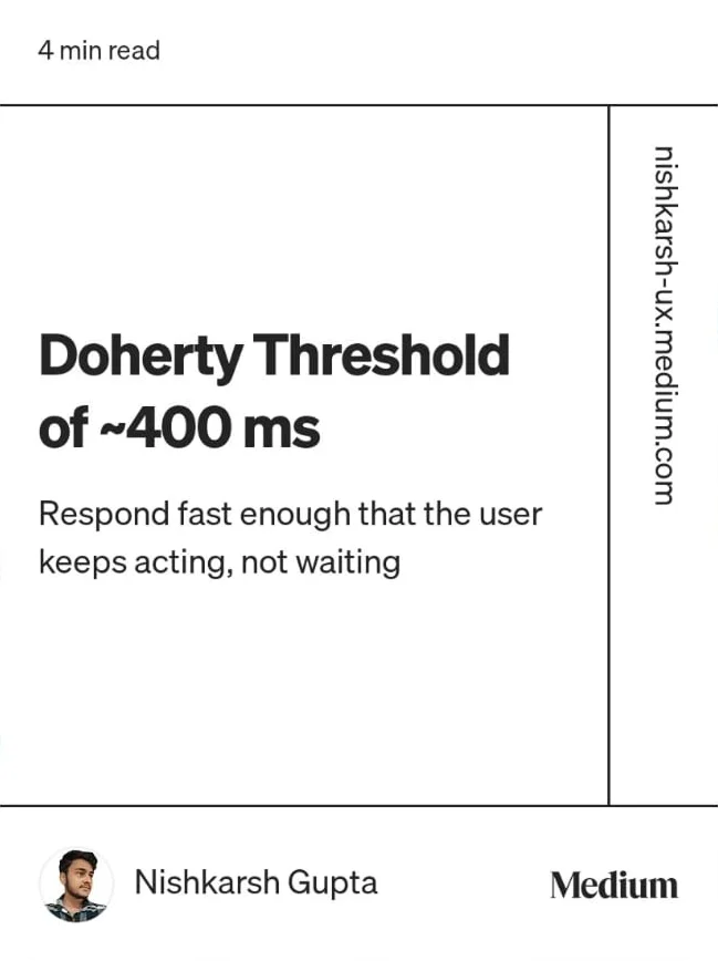 Doherty Threshold